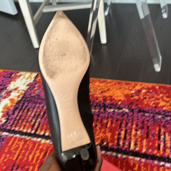 Pointy covered buckle bootie by Roger Vivier of Paris. Worn once. - Picture 3 of 12